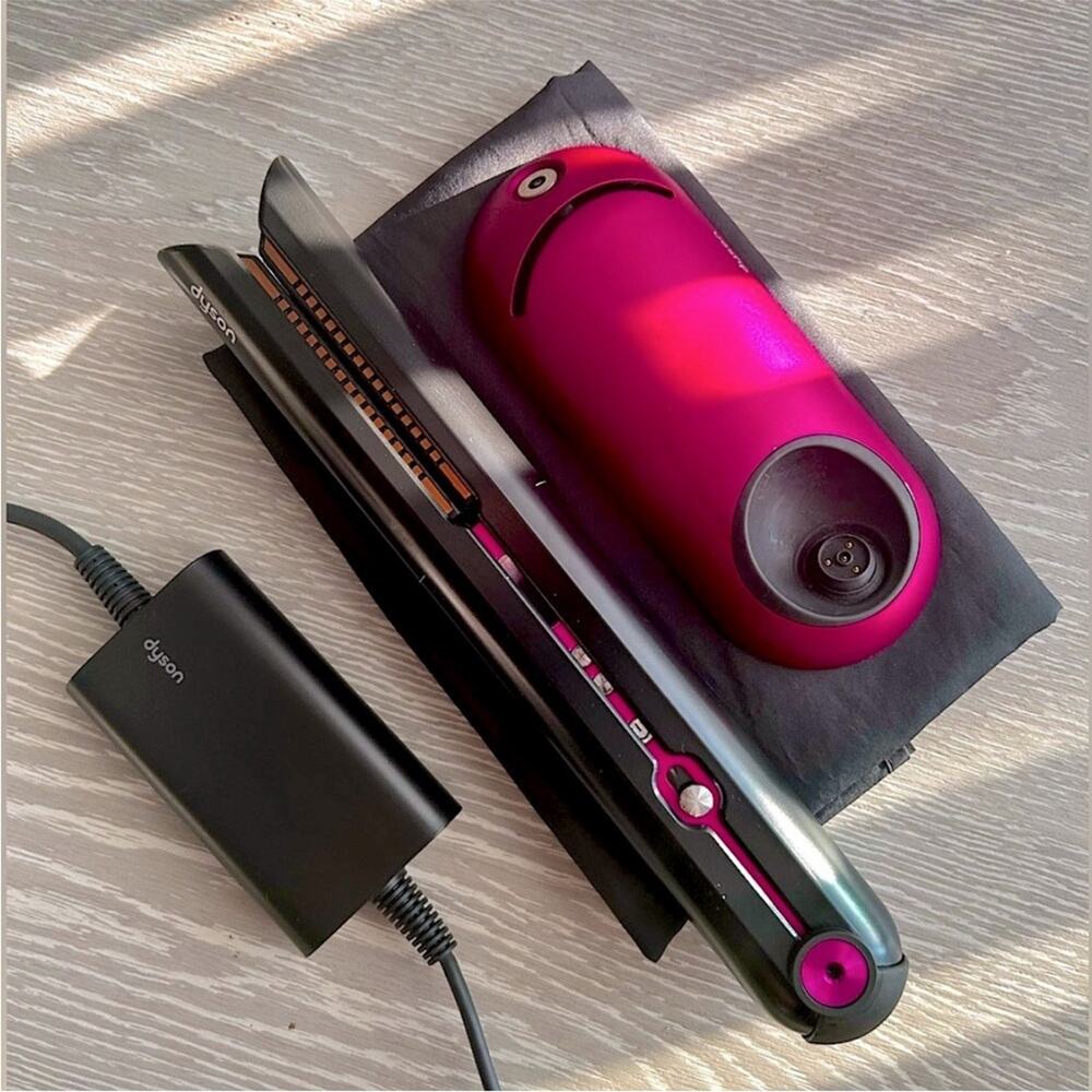 Dyson Corrale styler 1.5” straightener (Black Nickel/Fuchsia)